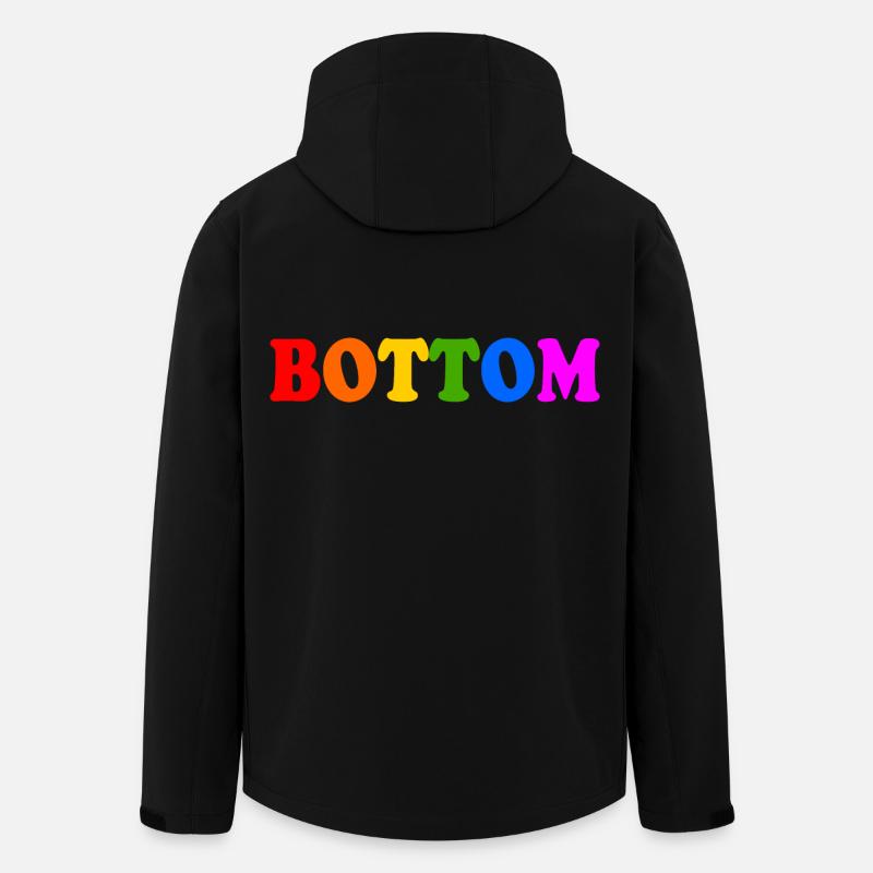 Bottom - Recycelte Männer Softshell-Jacke von Stanley/Stella - Schwarz