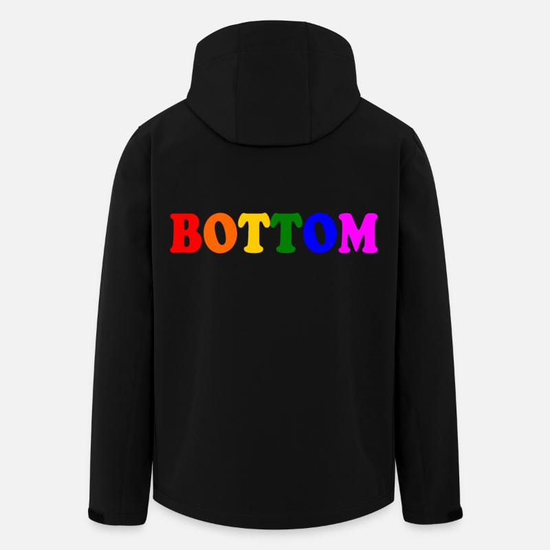 Bottom - Recycelte Männer Softshell-Jacke von Stanley/Stella - Schwarz