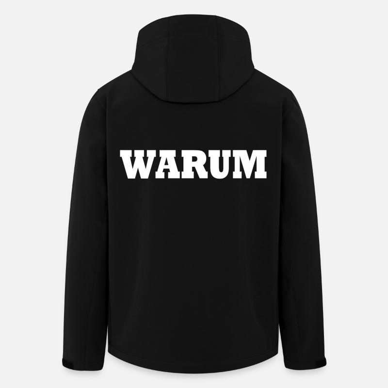 Why - Men’s Recycled Softshell Jacket by Stanley/Stella - black