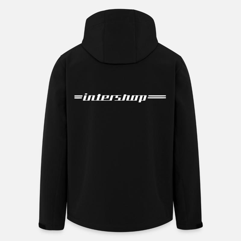 Intershop - Recycelte Männer Softshell-Jacke von Stanley/Stella - Schwarz