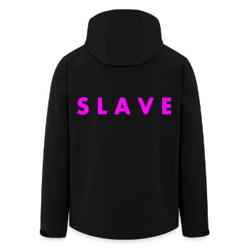 Slave - Recycelte Männer Softshell-Jacke von Stanley/Stella - Schwarz - Hinten - AI Model Male 185 light (185cm)