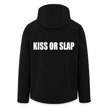 Kiss or slap - Veste softshell homme en polyester recyclé Stanley/Stella - noir - Dos - AI Model Male 185 light (185cm)