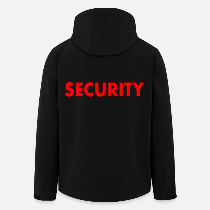 Security - Recycelte Männer Softshell-Jacke von Stanley/Stella - Schwarz