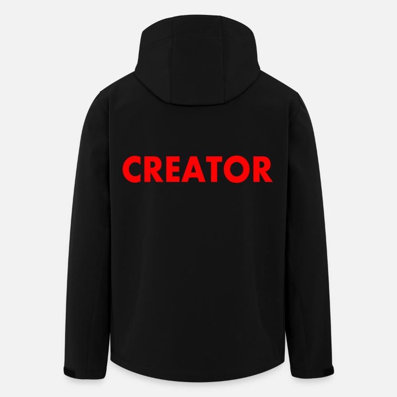 Creator - Recycelte Männer Softshell-Jacke von Stanley/Stella - Schwarz