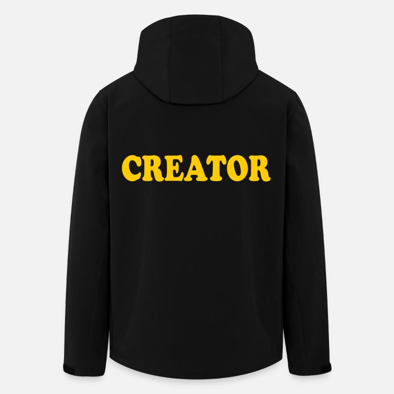 Creator - Recycelte Männer Softshell-Jacke von Stanley/Stella - Schwarz