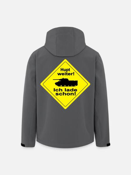 HUPT WEITER - Recycelte Männer Softshell-Jacke von Stanley/Stella - Schwarz