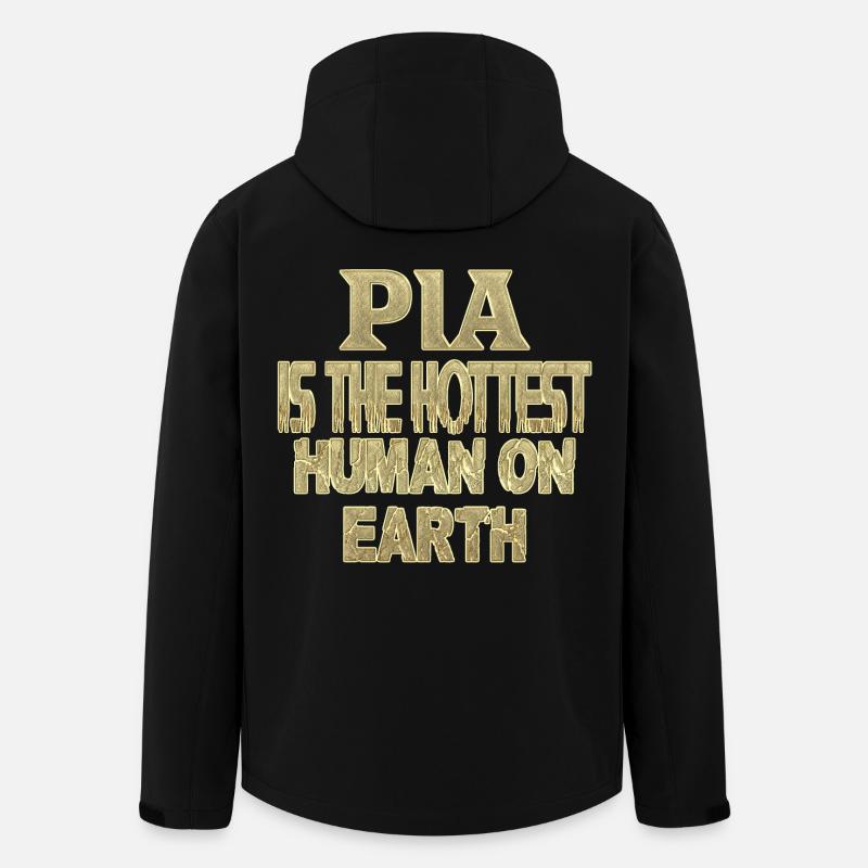 Pia - Men’s Recycled Softshell Jacket by Stanley/Stella - black