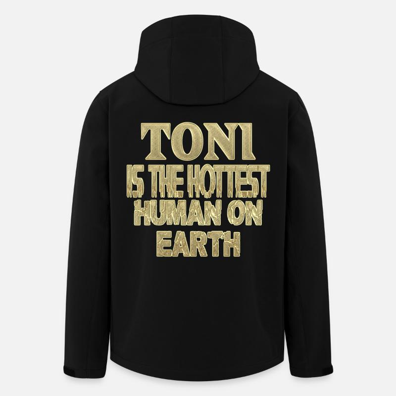 Toni - Recycelte Männer Softshell-Jacke von Stanley/Stella - Schwarz