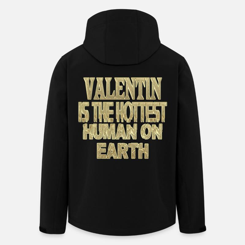 Valentin - Veste softshell homme en polyester recyclé Stanley/Stella - noir