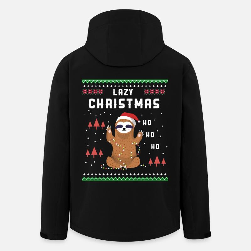 Lazy Noël / indolence / cadeaux - Veste softshell homme en polyester recyclé Stanley/Stella - noir