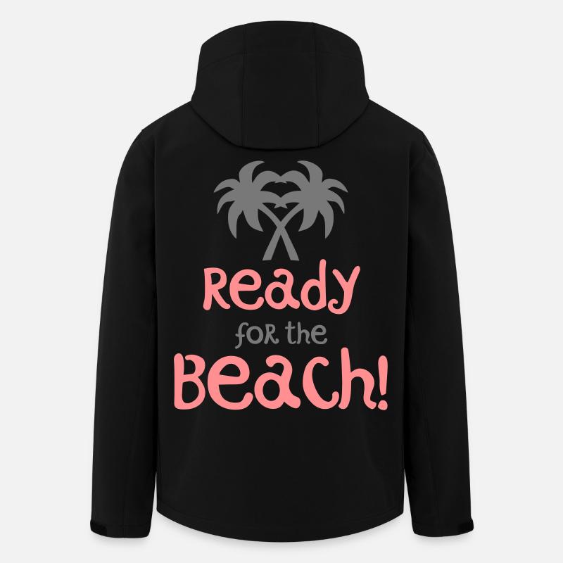 Beach - Men’s Recycled Softshell Jacket by Stanley/Stella - black