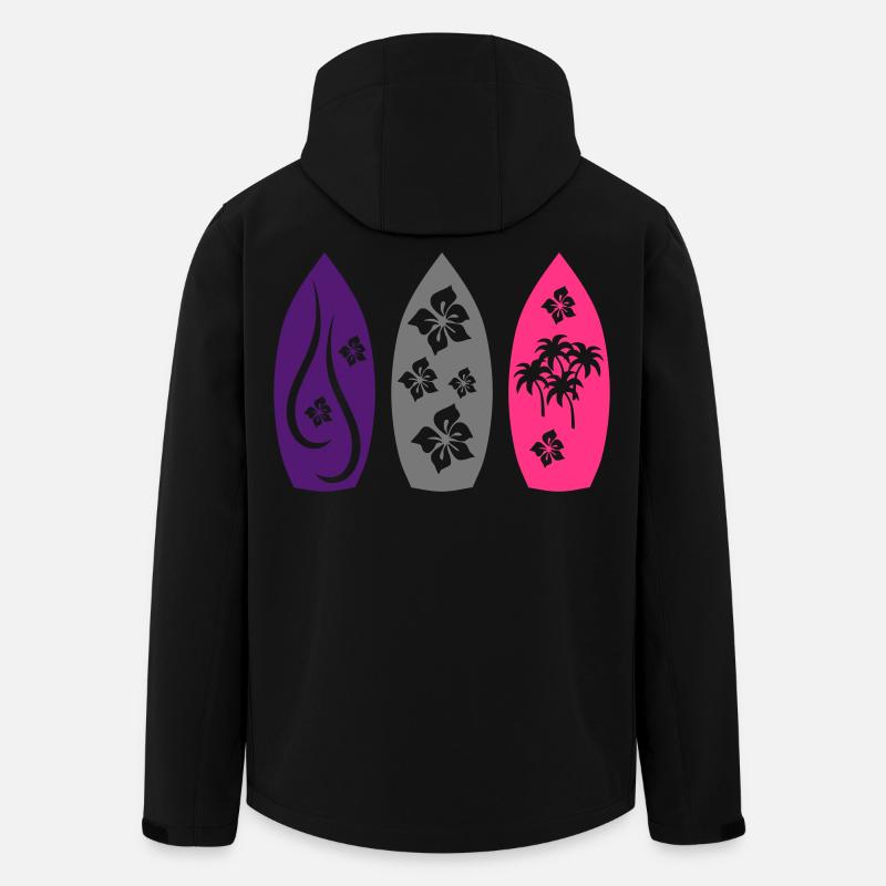 Surfboard - Recycelte Männer Softshell-Jacke von Stanley/Stella - Schwarz