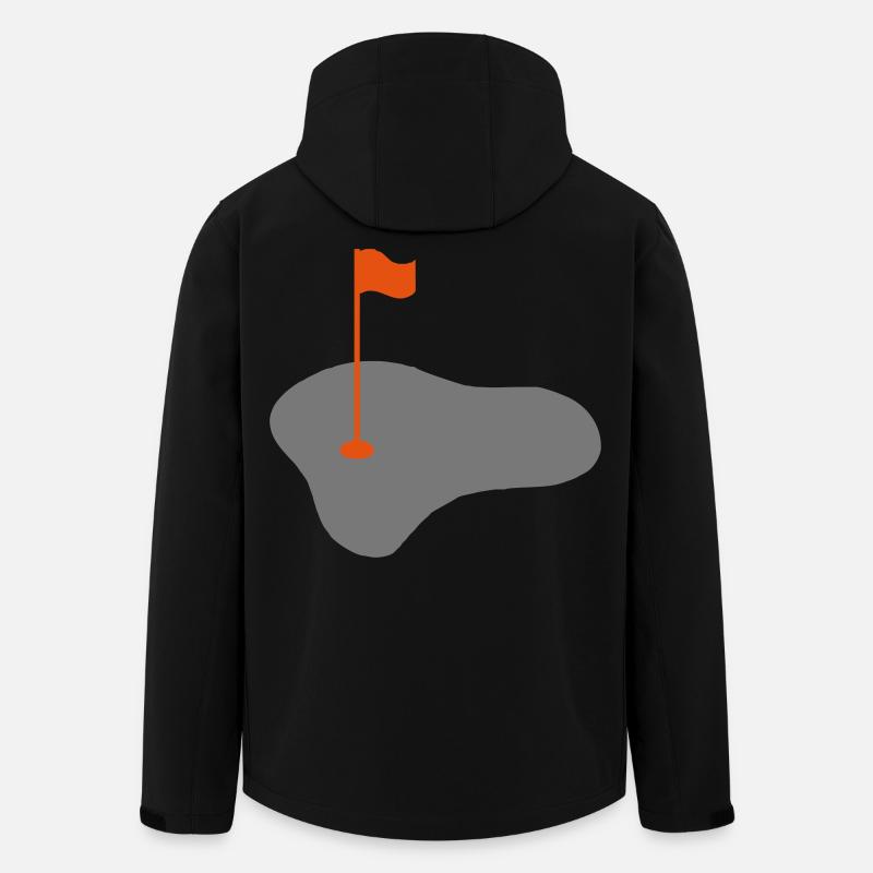 golf - Men’s Recycled Softshell Jacket by Stanley/Stella - black