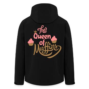 Muffins - Recycelte Männer Softshell-Jacke von Stanley/Stella - Schwarz - Hinten - AI Model Male 185 light (185cm)