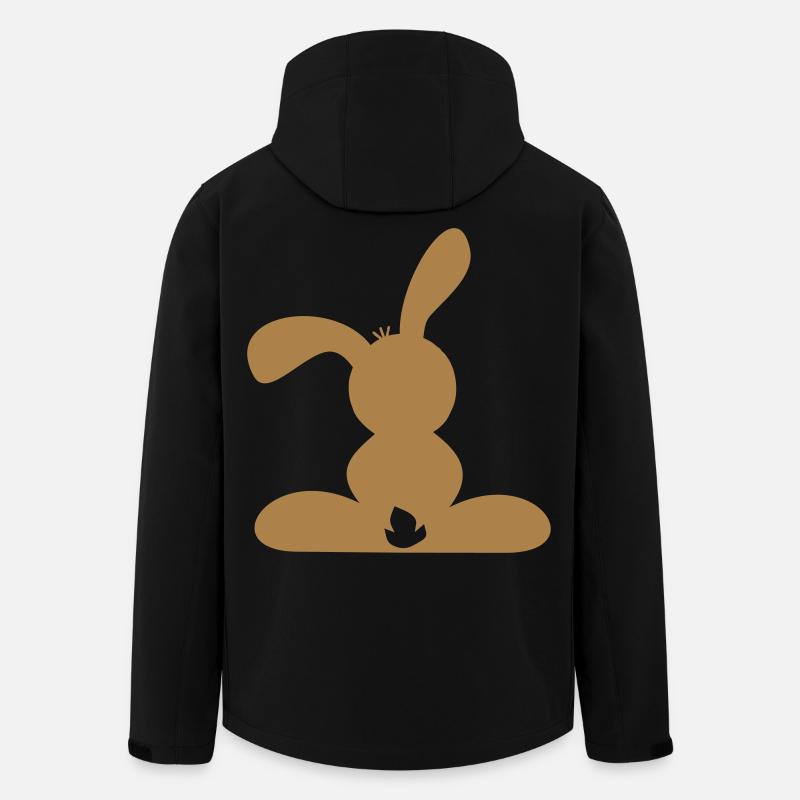 Rabbit - Men’s Recycled Softshell Jacket by Stanley/Stella - black