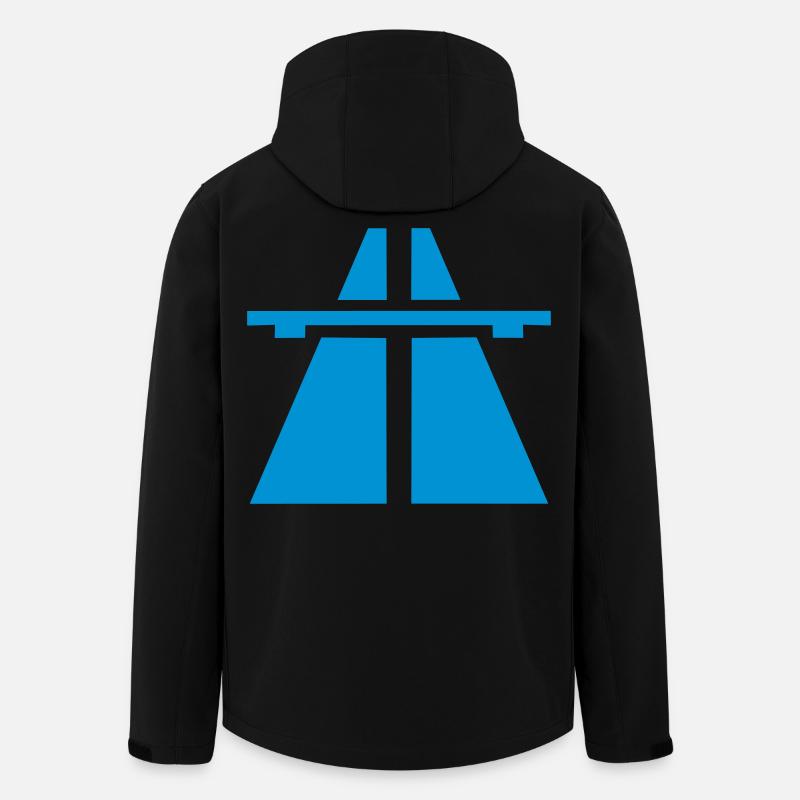 Highway - Men’s Recycled Softshell Jacket by Stanley/Stella - black