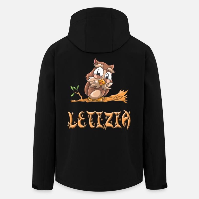 Hibou Letizia - Veste softshell homme en polyester recyclé Stanley/Stella - noir