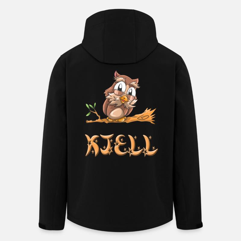 Owl Kjell - Men’s Recycled Softshell Jacket by Stanley/Stella - black