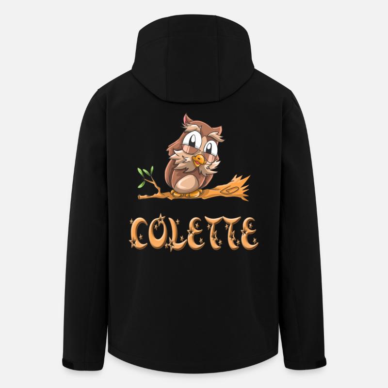 Owl Colette - Men’s Recycled Softshell Jacket by Stanley/Stella - black