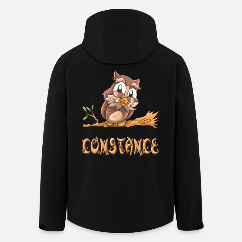 Owl Constance - Men’s Recycled Softshell Jacket by Stanley/Stella - black