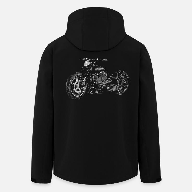 chopper - Recycelte Männer Softshell-Jacke von Stanley/Stella - Schwarz