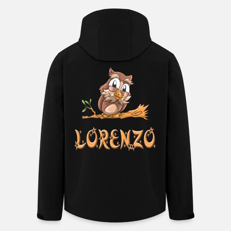 Owl Lorenzo - Men’s Recycled Softshell Jacket by Stanley/Stella - black