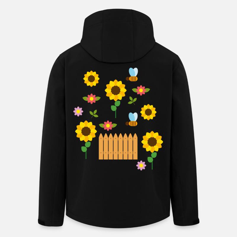 Sommer - Recycelte Männer Softshell-Jacke von Stanley/Stella - Schwarz