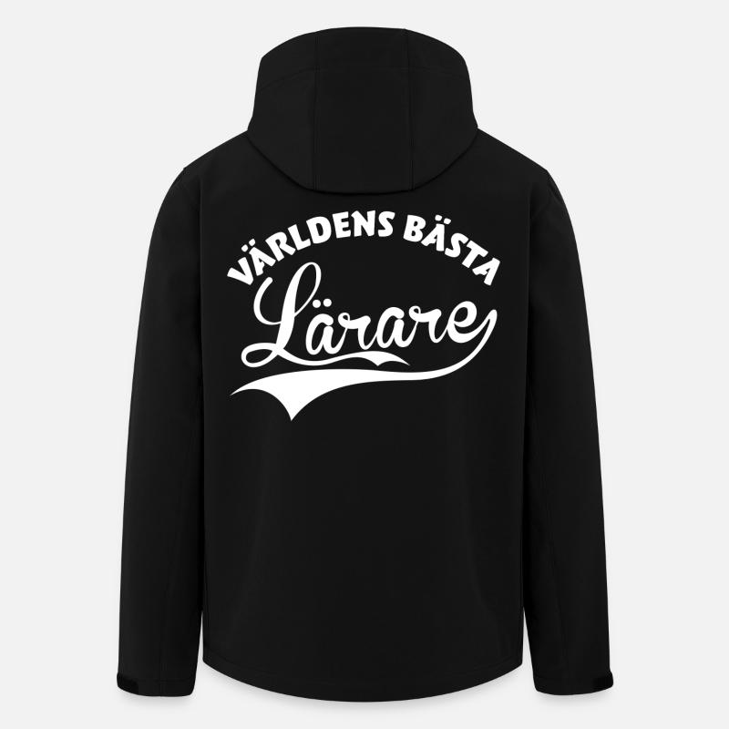 Världens Bästa Lärare - Veste softshell homme en polyester recyclé Stanley/Stella - noir