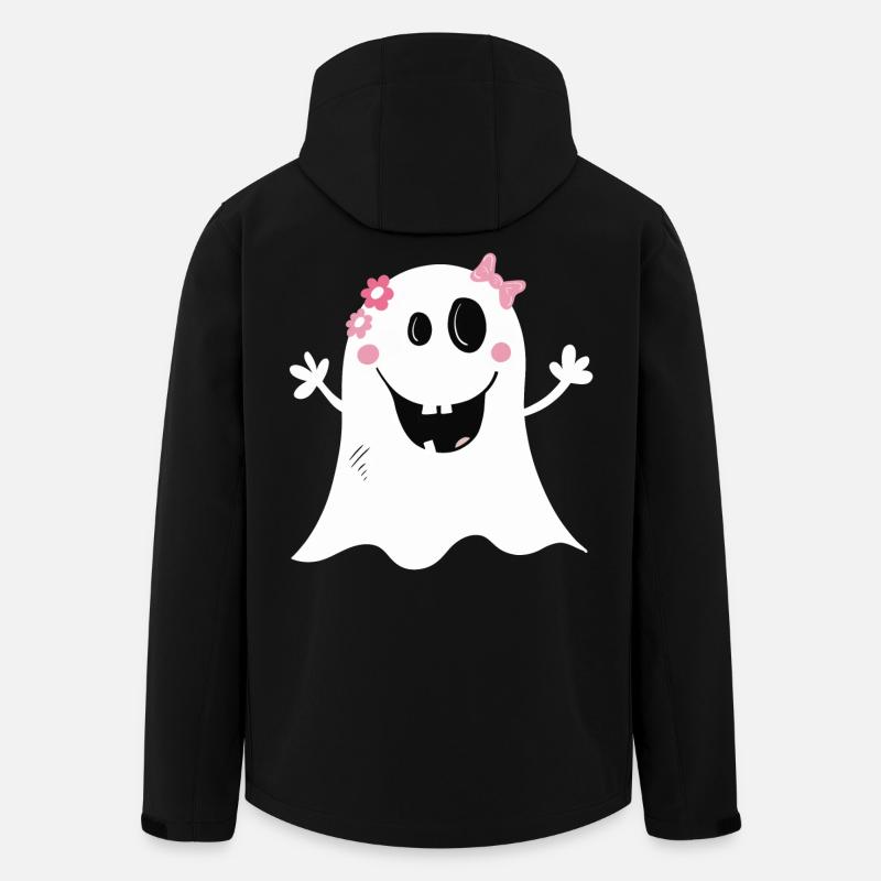 Lustiges Mädchen Gespenst I Halloween - Recycelte Männer Softshell-Jacke von Stanley/Stella - Schwarz