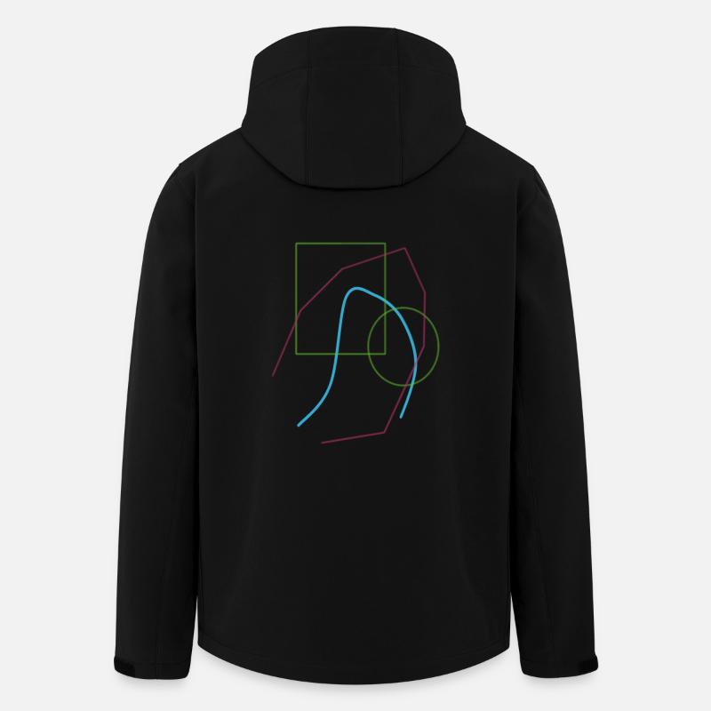 Patterns abstract - Men’s Recycled Softshell Jacket by Stanley/Stella - black