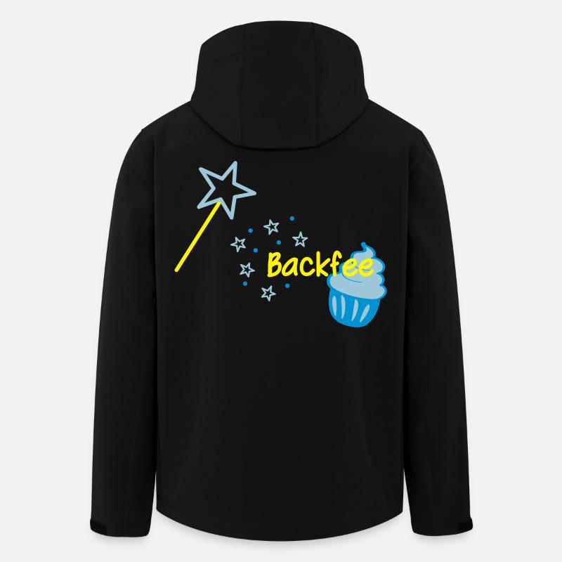Cupcaki Backfee - Recycelte Männer Softshell-Jacke von Stanley/Stella - Schwarz