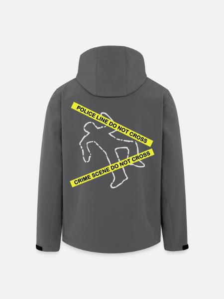 Crime scene set - Men’s Recycled Softshell Jacket by Stanley/Stella - black