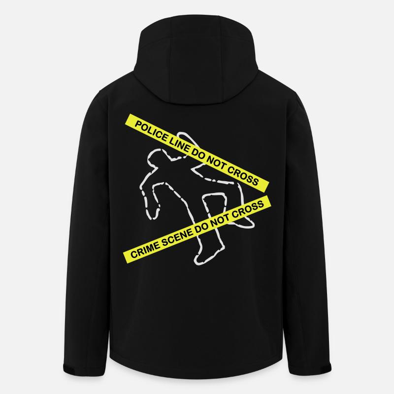 Tatort-Set - Recycelte Männer Softshell-Jacke von Stanley/Stella - Schwarz