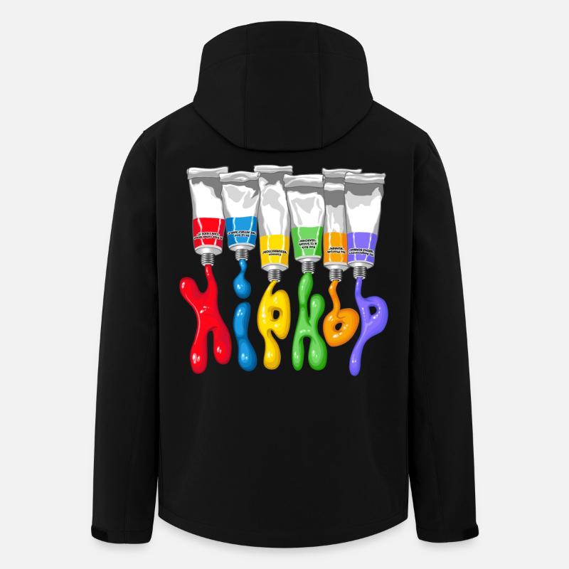 Hip hop tubes - Recycelte Männer Softshell-Jacke von Stanley/Stella - Schwarz