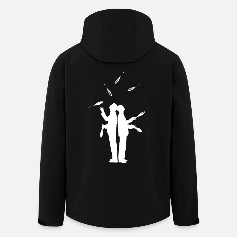 juggler juggling artistry hobby - Men’s Recycled Softshell Jacket by Stanley/Stella - black