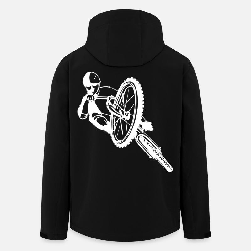 VTT - Descente - Veste softshell homme en polyester recyclé Stanley/Stella - noir