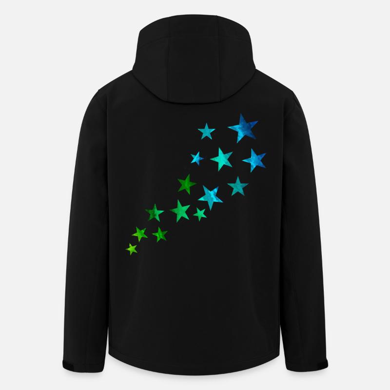 Sternschnuppe - Recycelte Männer Softshell-Jacke von Stanley/Stella - Schwarz