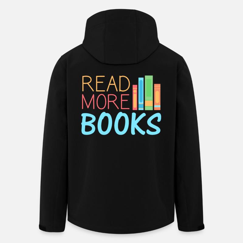 Bücher lesen Buch - Recycelte Männer Softshell-Jacke von Stanley/Stella - Schwarz