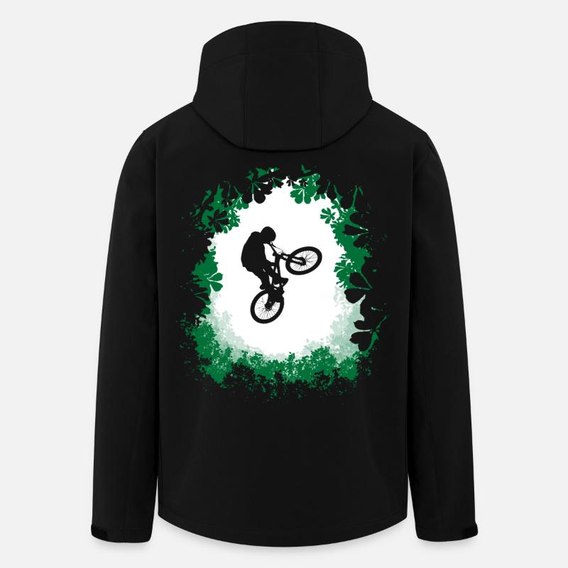 Mountainbike Dirt jump - Recycelte Männer Softshell-Jacke von Stanley/Stella - Schwarz