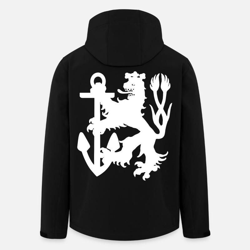 Dusseldorf - Dusseldorf Lion - Men’s Recycled Softshell Jacket by Stanley/Stella - black