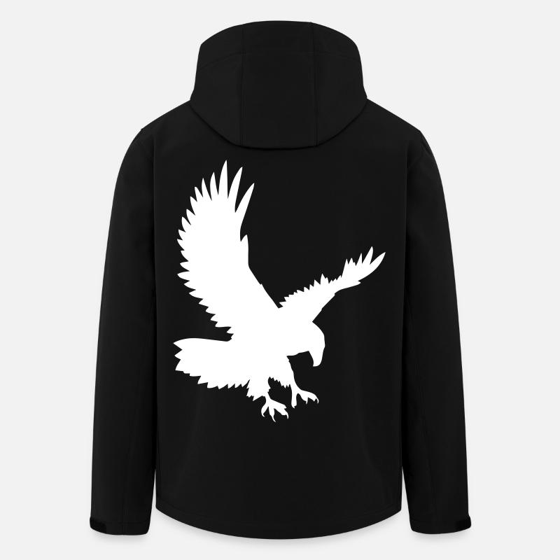 Eagles on the attack - Men’s Recycled Softshell Jacket by Stanley/Stella - black