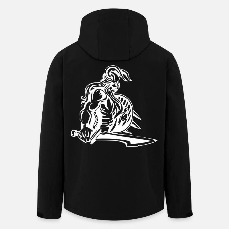 Viking fort - Veste softshell homme en polyester recyclé Stanley/Stella - noir