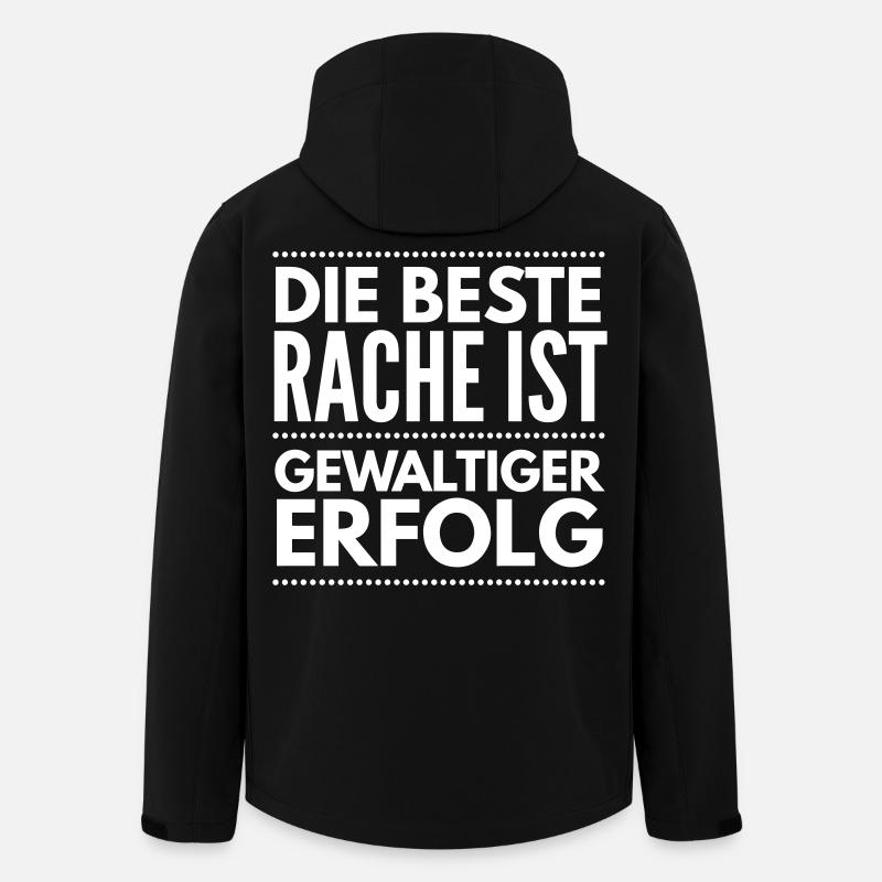 Erfolg - Recycelte Männer Softshell-Jacke von Stanley/Stella - Schwarz