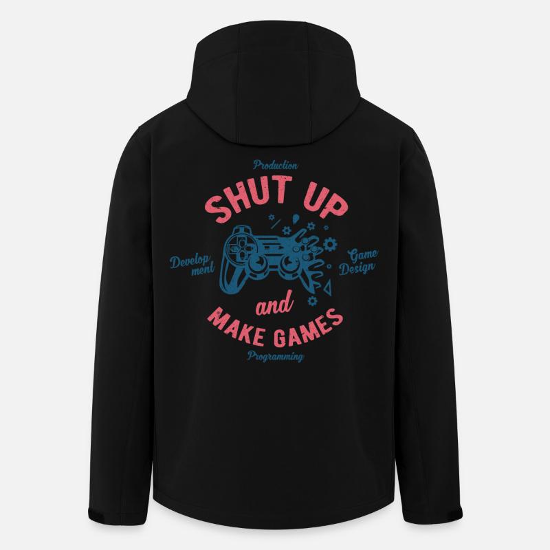 Game developer - Men’s Recycled Softshell Jacket by Stanley/Stella - black