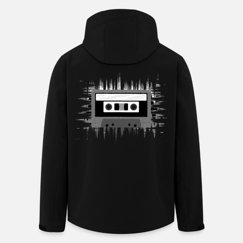 Musikkassette Tape - Recycelte Männer Softshell-Jacke von Stanley/Stella - Schwarz