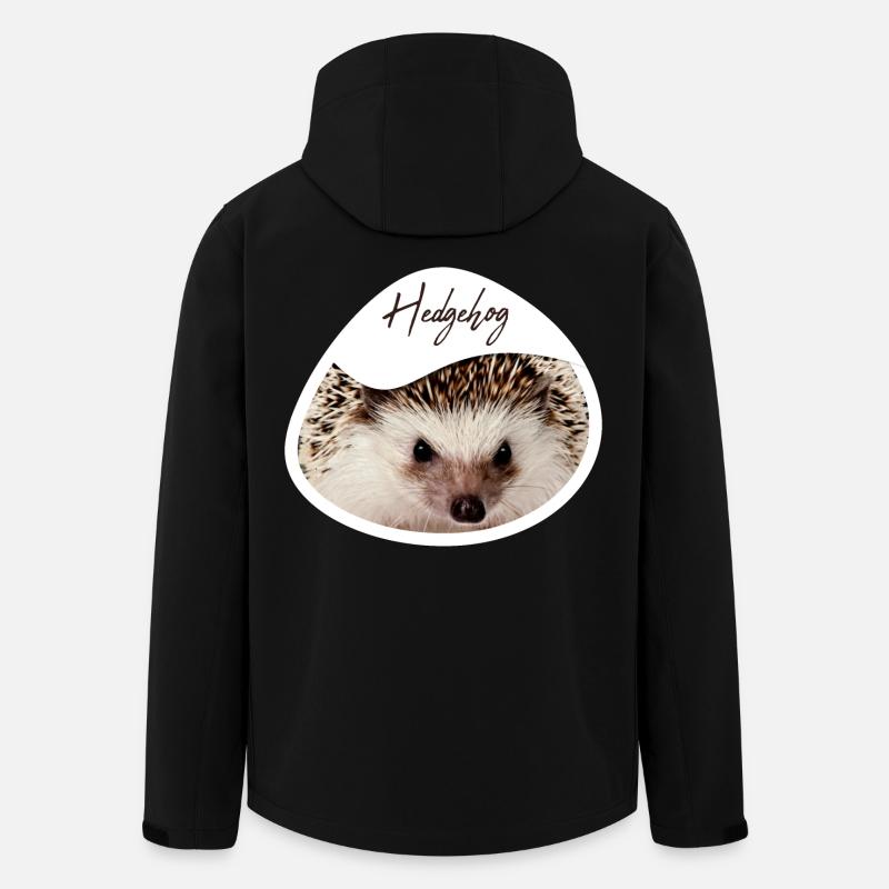 Hedgehog - Men’s Recycled Softshell Jacket by Stanley/Stella - black