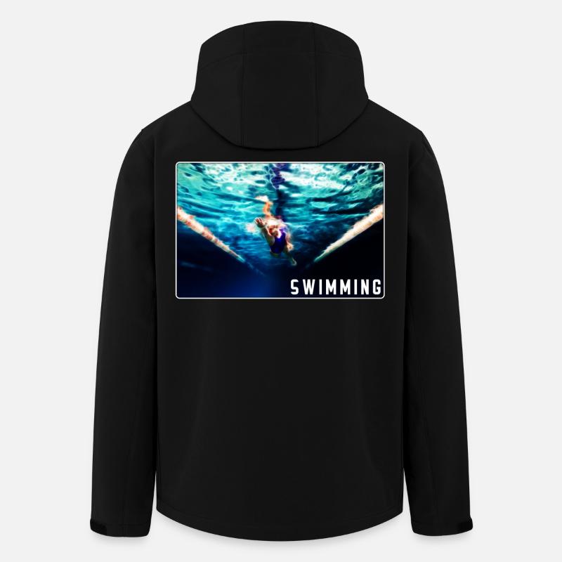 Natation - conception - Veste softshell homme en polyester recyclé Stanley/Stella - noir