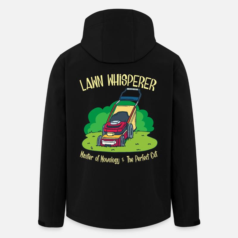 Gärtner Garten Rasenmäher Geschenk - Recycelte Männer Softshell-Jacke von Stanley/Stella - Schwarz