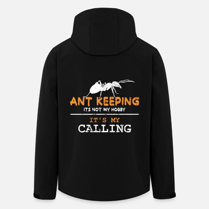 Ant ant hill queen gift - Men’s Recycled Softshell Jacket by Stanley/Stella - black