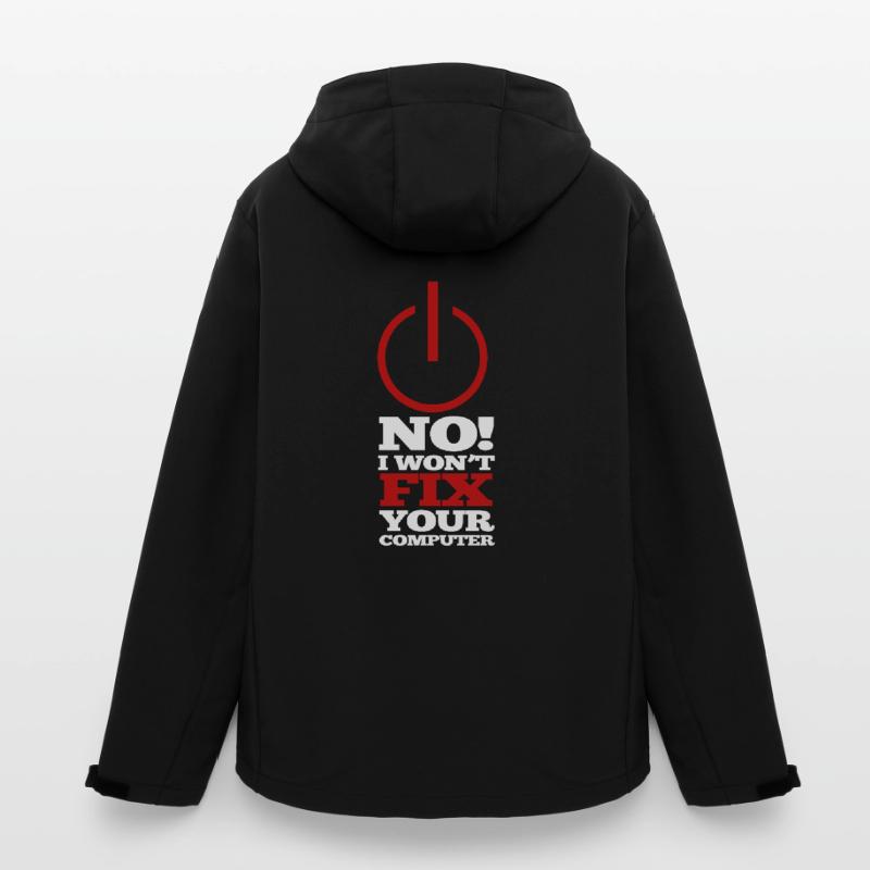 Programme d’ordinateur Code Nerd Script Hacker Veste softshell homme en polyester recyclé Stanley/Stella